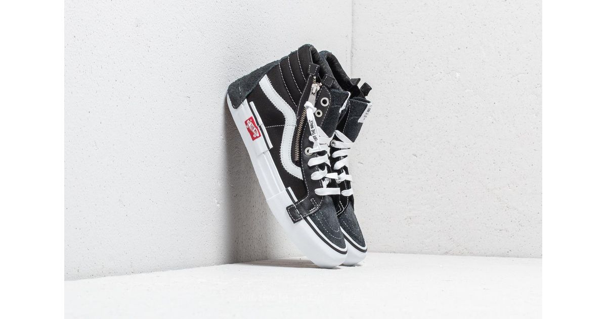 vans sk8 hi cap lx black