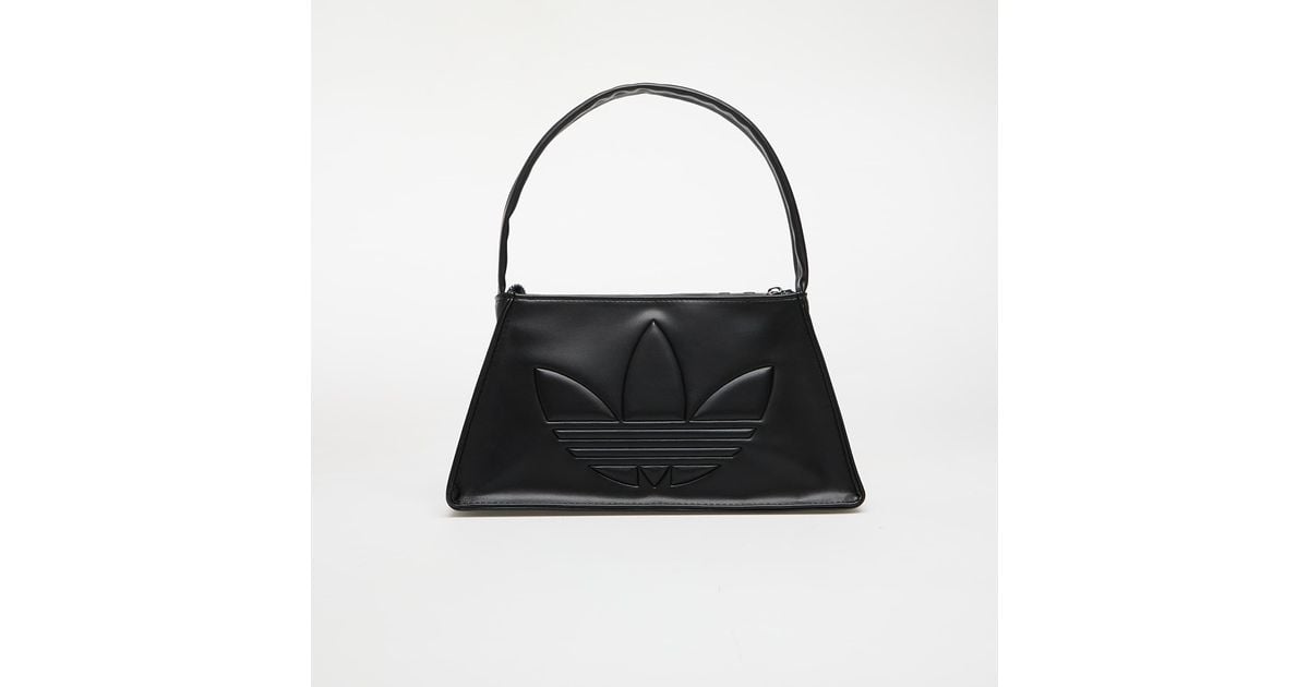 【Adidas コリア】 Outline Trefoil Shoulder Bag ADIDAS ORIGINALS Shoulder Bag 'Outline Trefoil' in Black