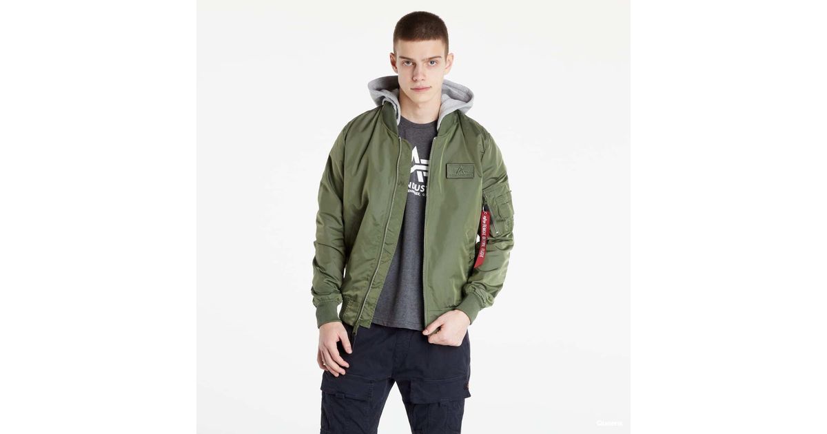 Alpha Industries Bomberjacke Ma 1 Tt Hood www.lyst.com