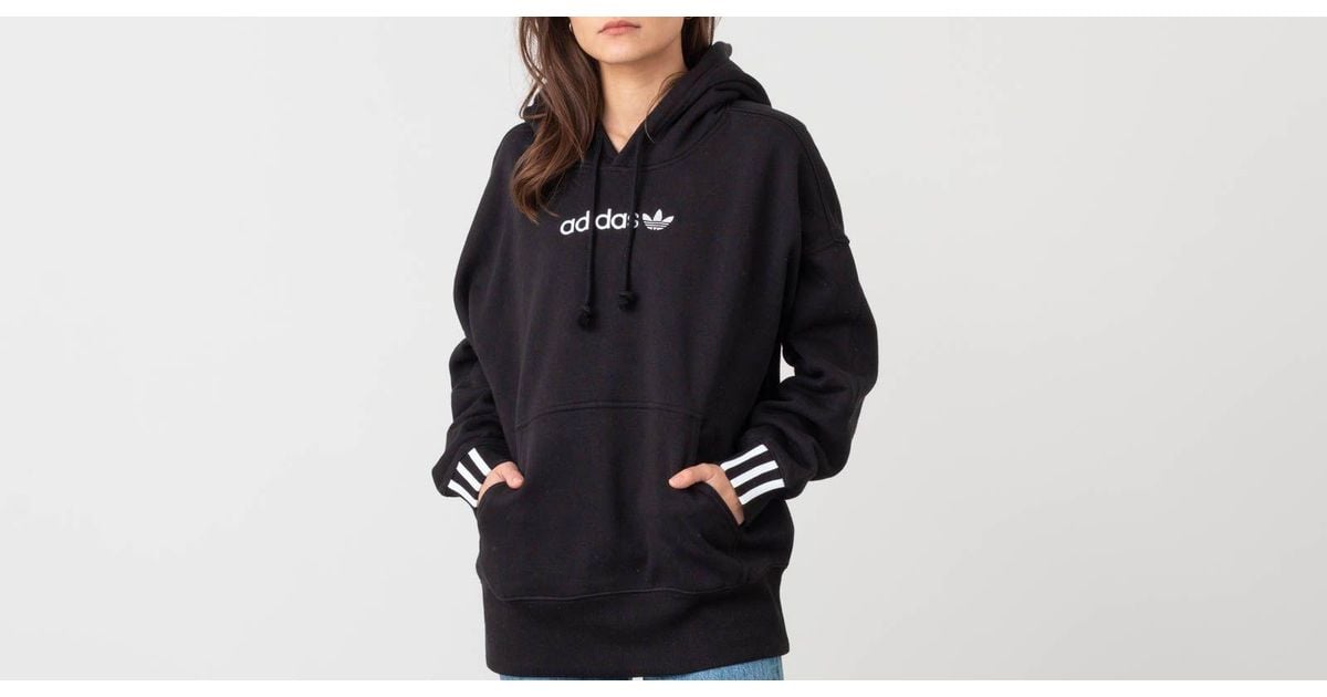adidas originals coeeze hoodie in black
