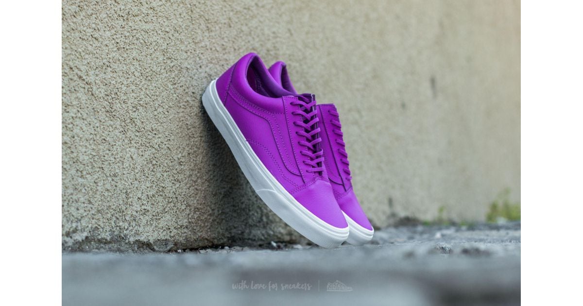 neon purple shoes