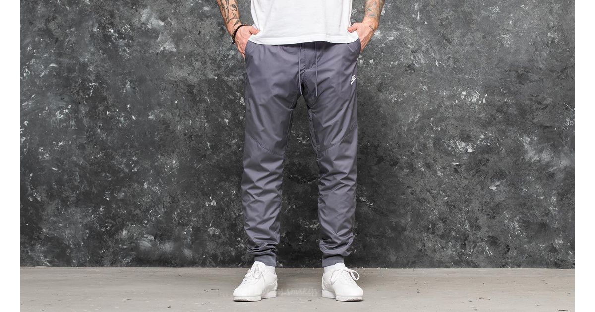 grey nike windrunner pants