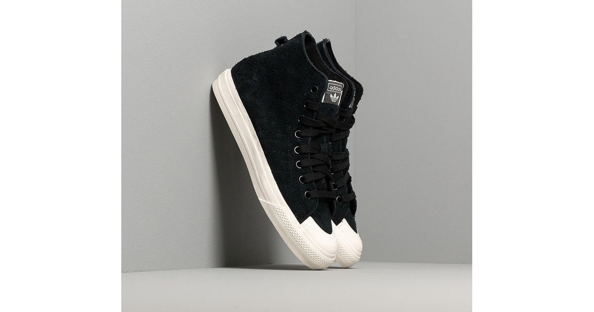 adidas Originals Adidas Nizza Hi Rf Off Black/ Men | Lyst Core for White Core Black