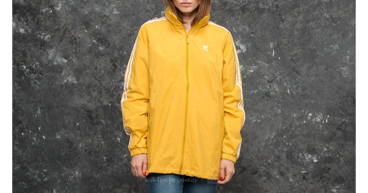 adidas stadium jacket yellow