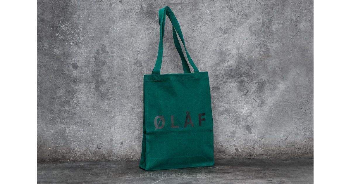 Foot Olaf Hussein Ølåf Tote Bag Green