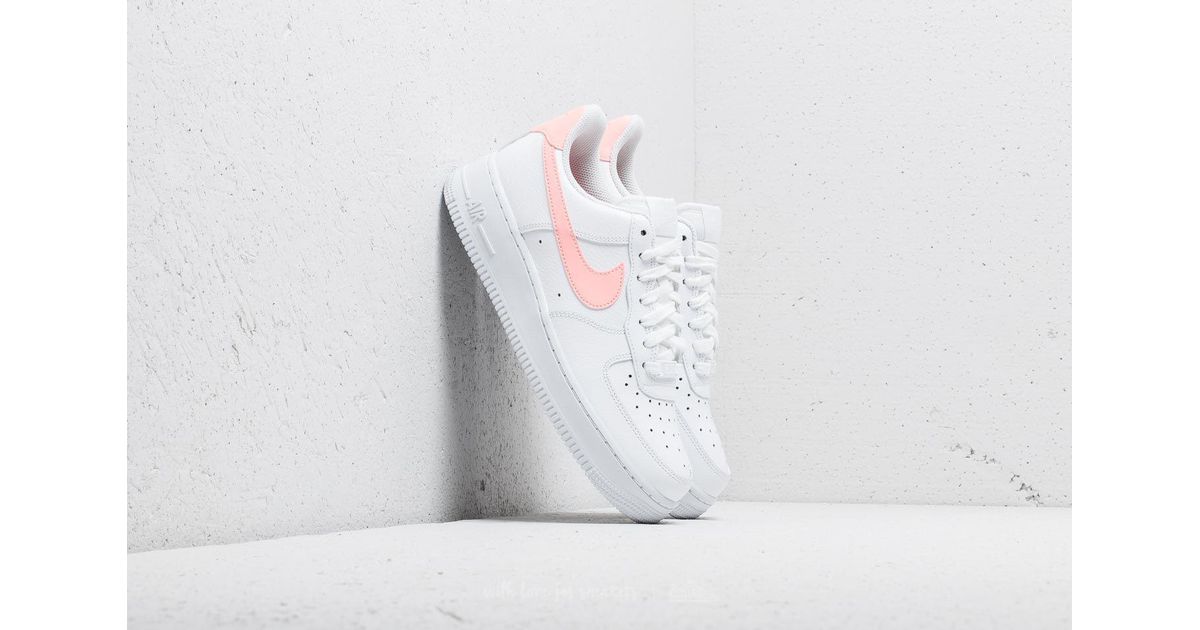 Nike Air Force 1 Women's in White/Oracle Pink