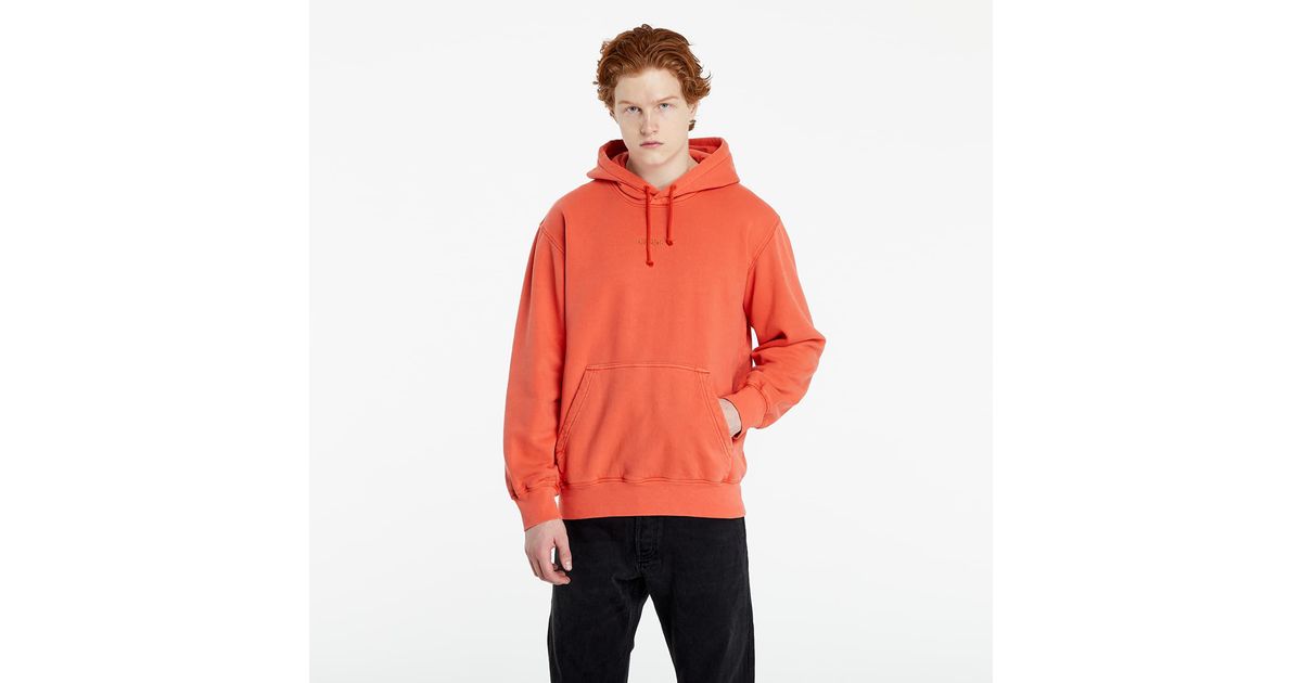 adidas Originals Adidas Dyed Hoodie Hazy Copper in Orange for Men | Lyst