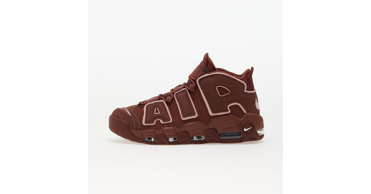 nike air more uptempo marron
