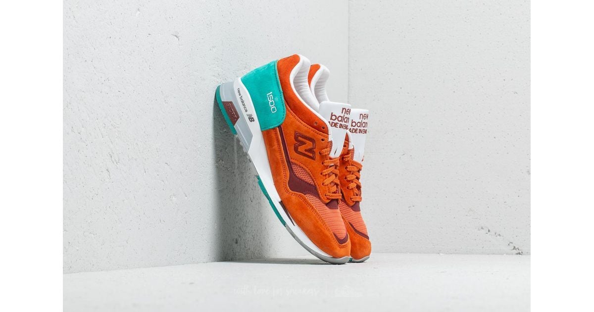 New Balance Suede 1500 Orange/ Turquoise for Men - Lyst