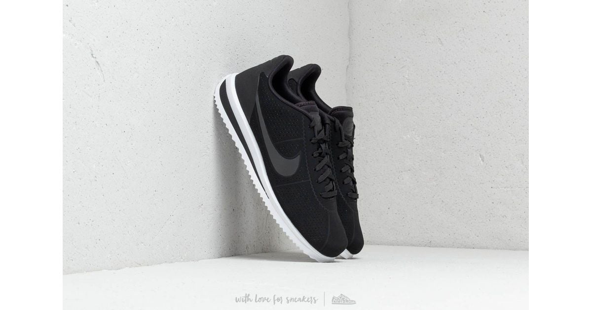 nike cortez ultra moire black and white