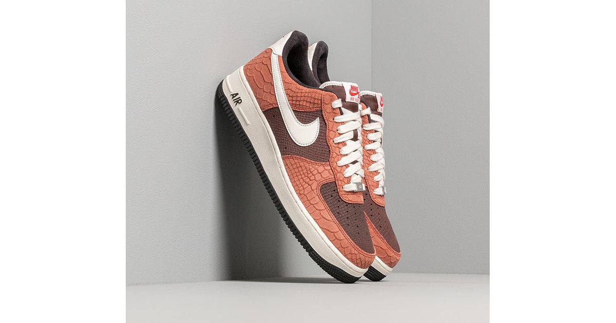 nike air force 1 premium red bark