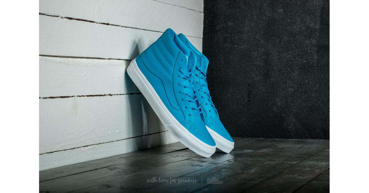 vans neon blue