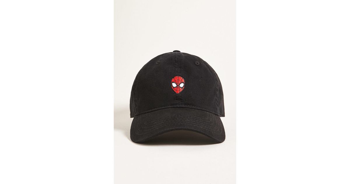 Forever 21 Cotton Men Spiderman Dad Cap 