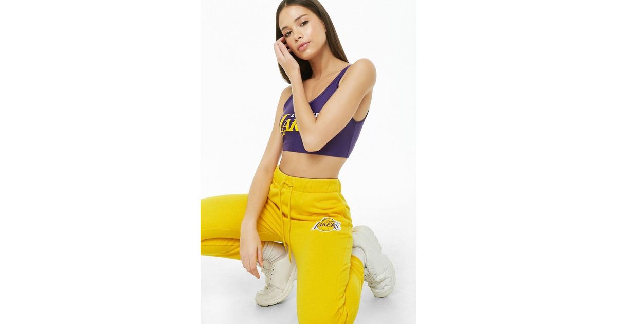 lakers women's sweatpants