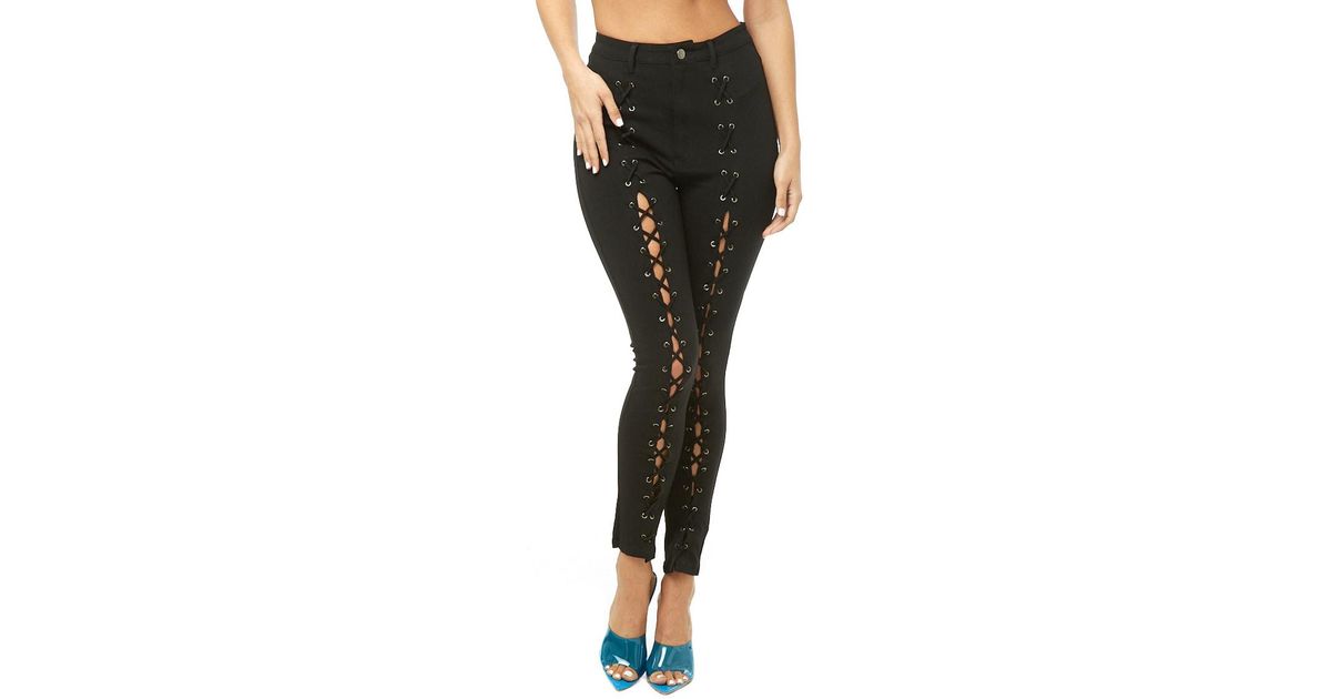 lace up jeans forever 21