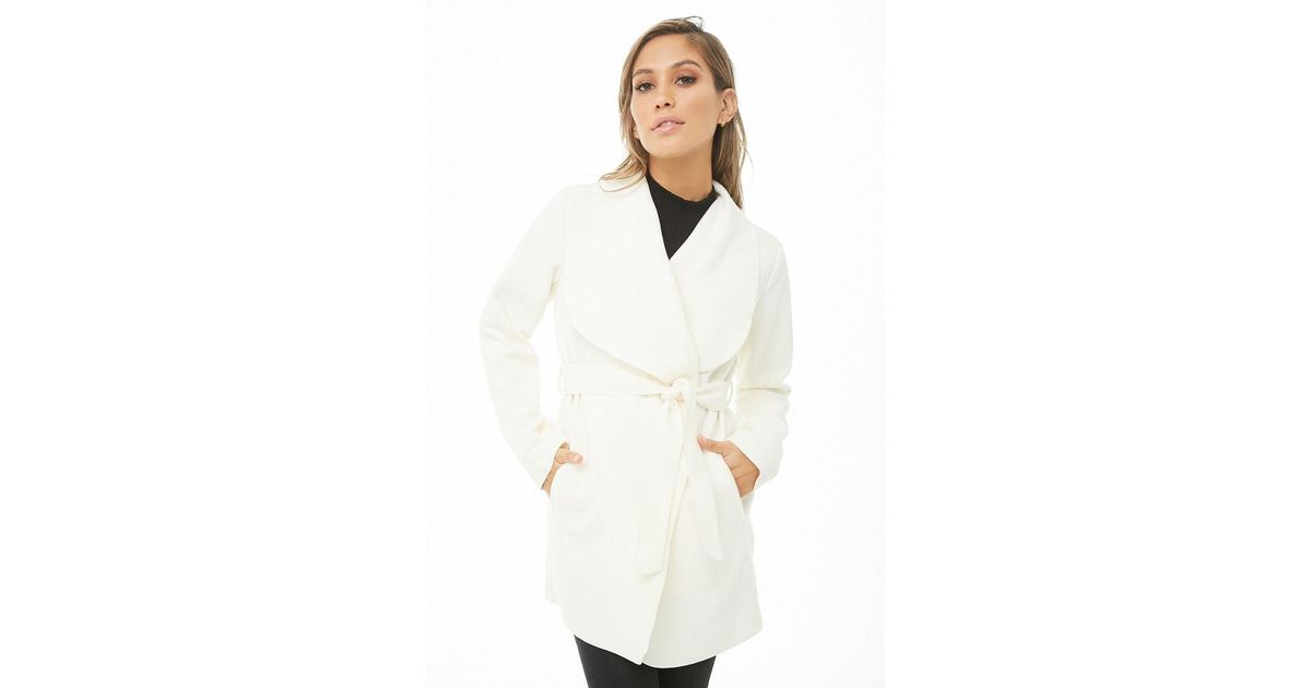 forever 21 wrap coat