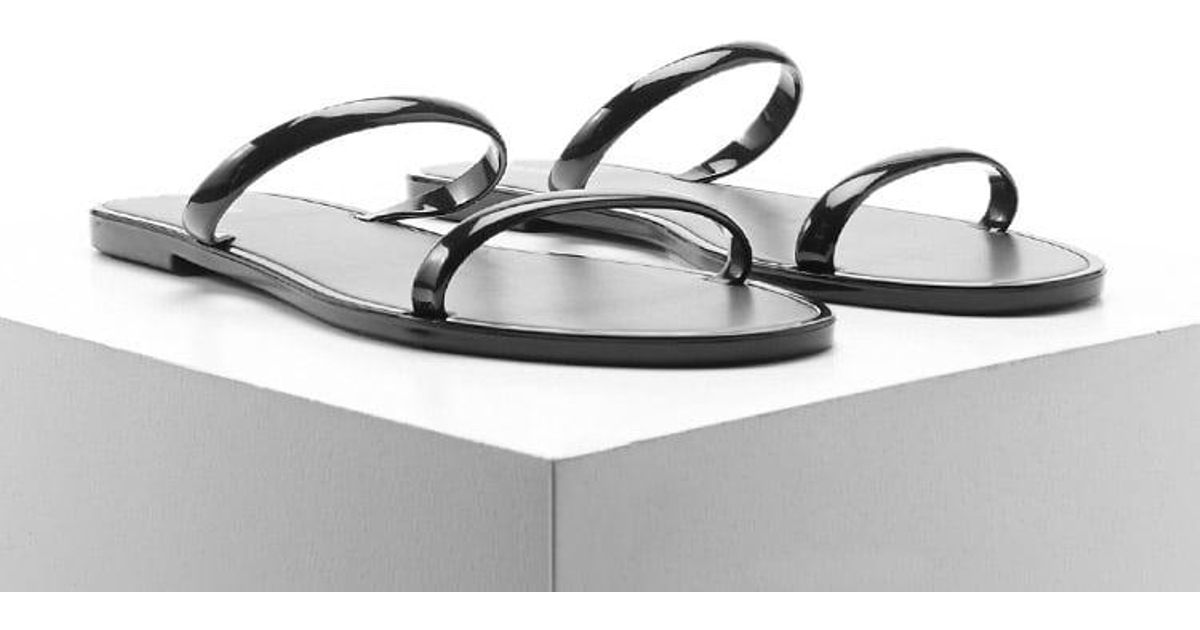 two strap jelly sandals