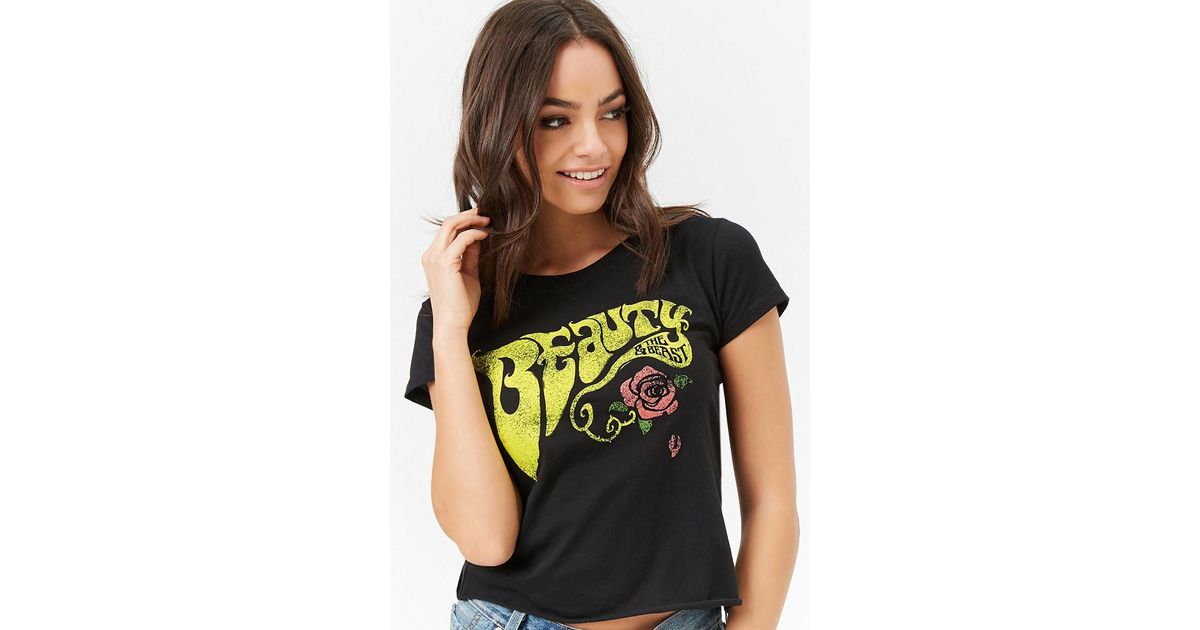 beauty and the beast shirt forever 21
