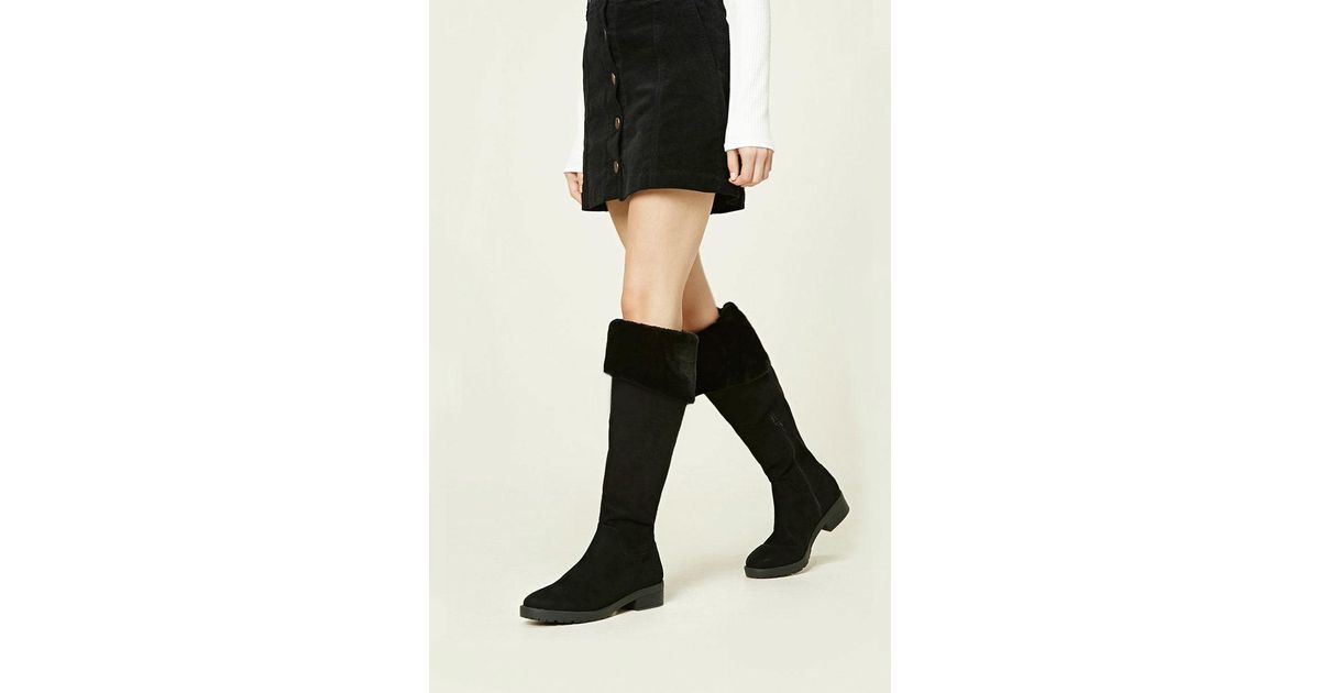 thigh high boots forever 21