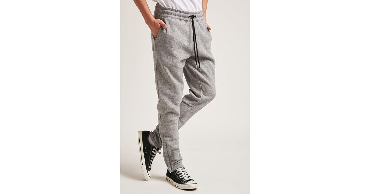 ankle zipper sweatpants