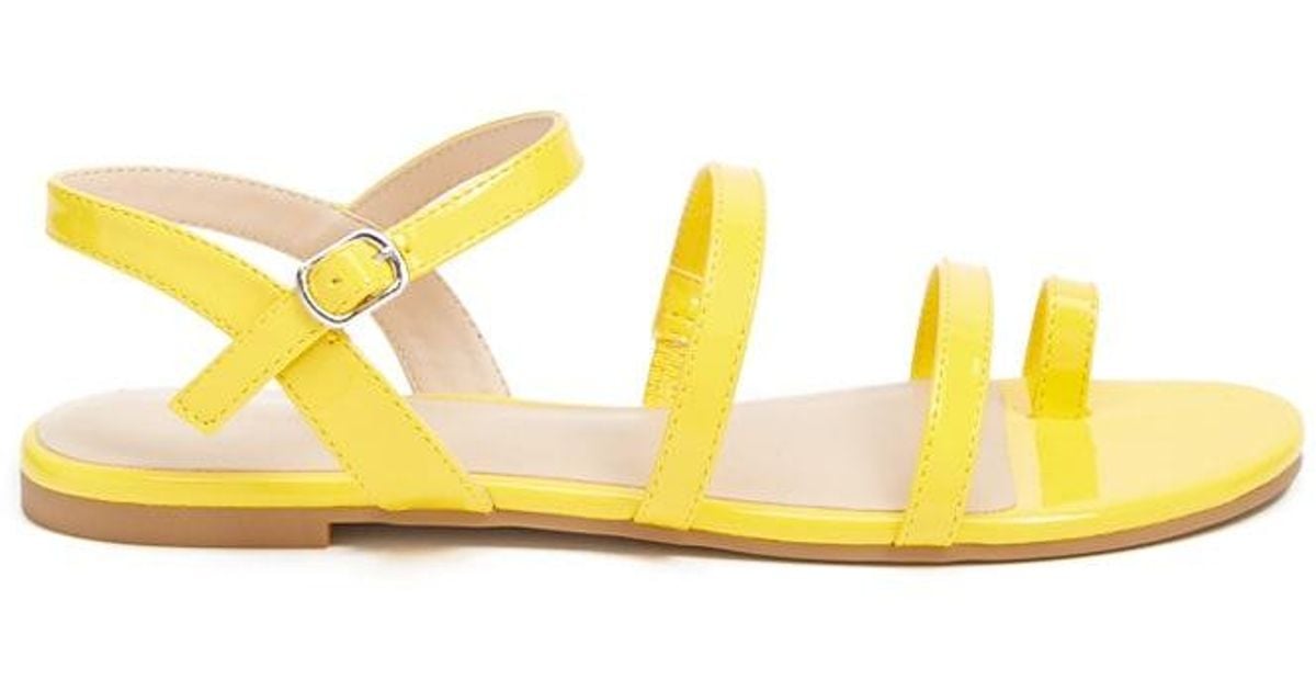 forever 21 yellow sandals
