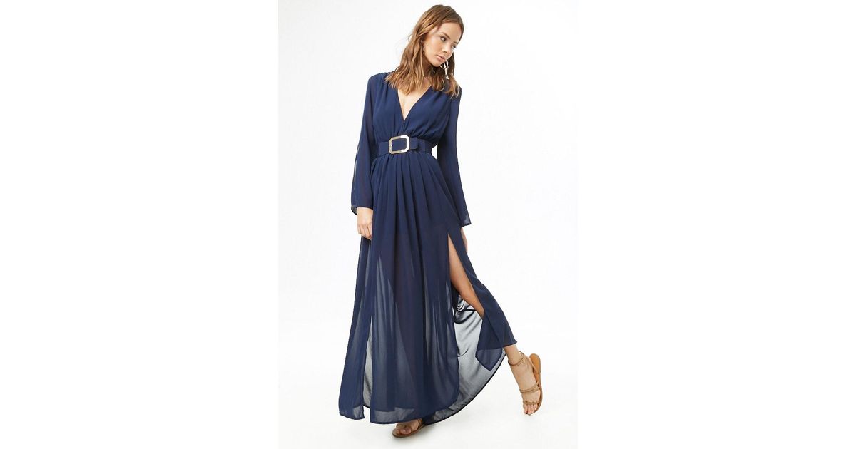 m slit maxi dress