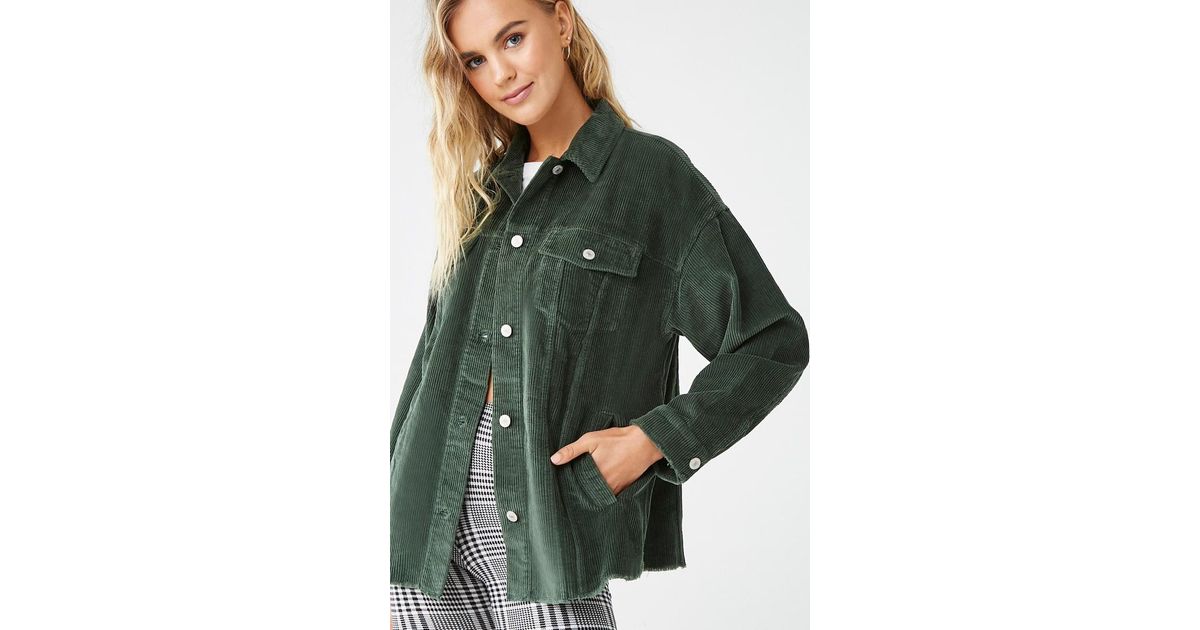 frayed corduroy jacket