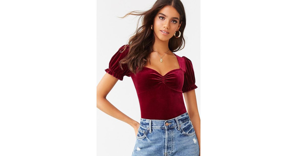 velvet top forever 21