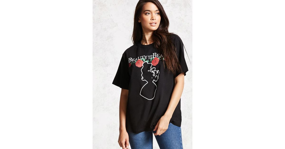 beauty and the beast shirt forever 21