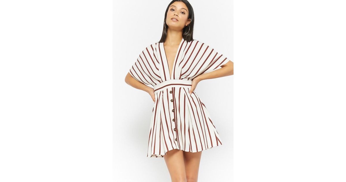 forever 21 striped mini dress