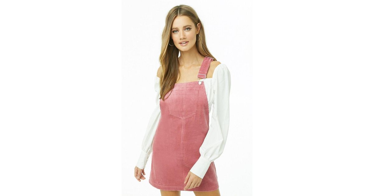 forever 21 pink overall dress