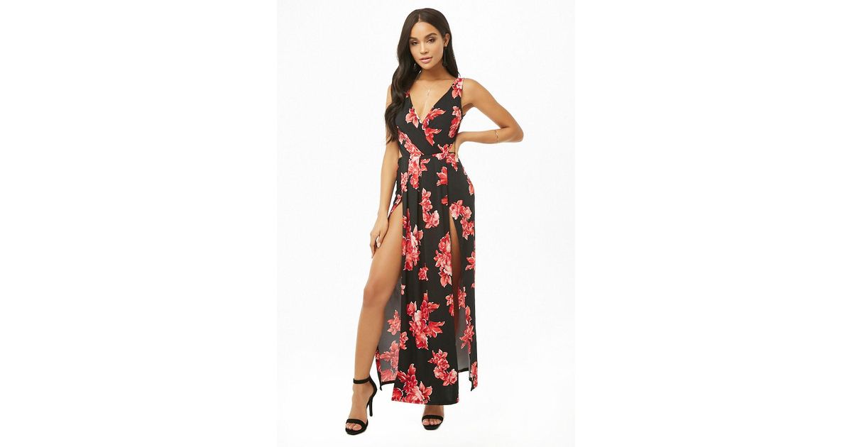 forever 21 surplice maxi dress
