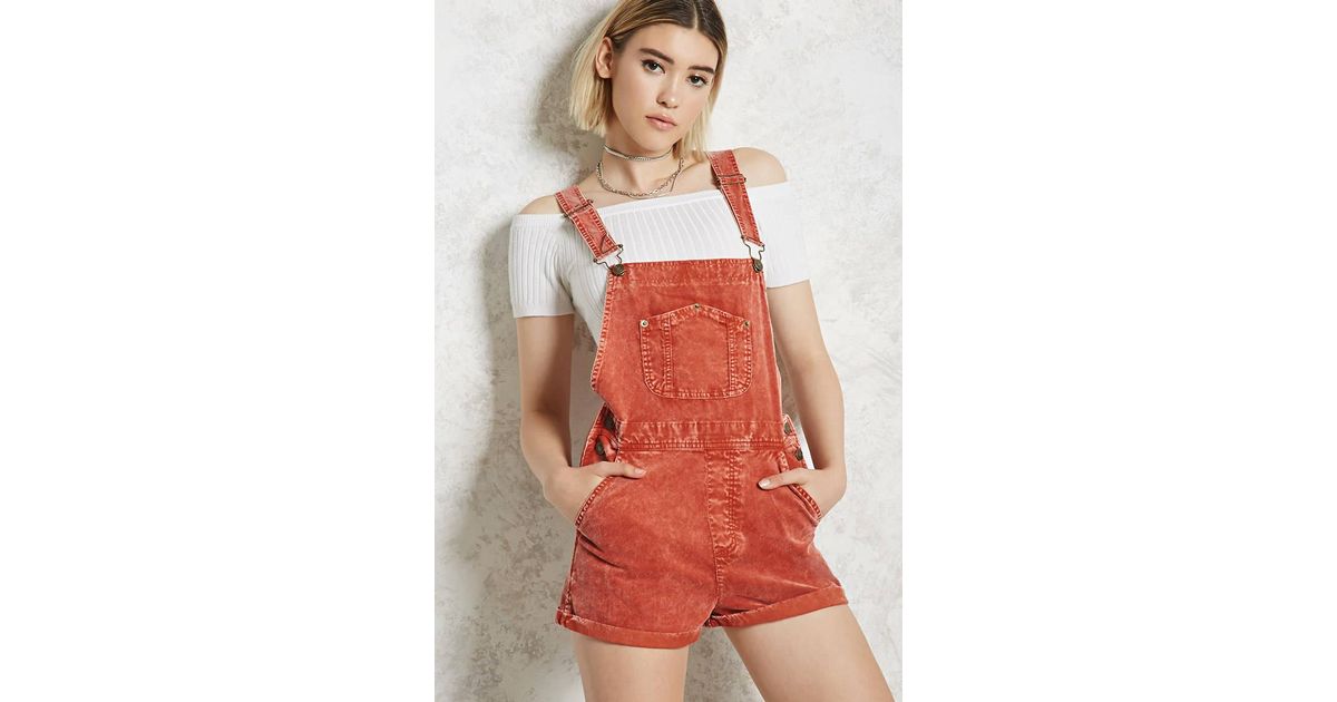 forever 21 overall shorts