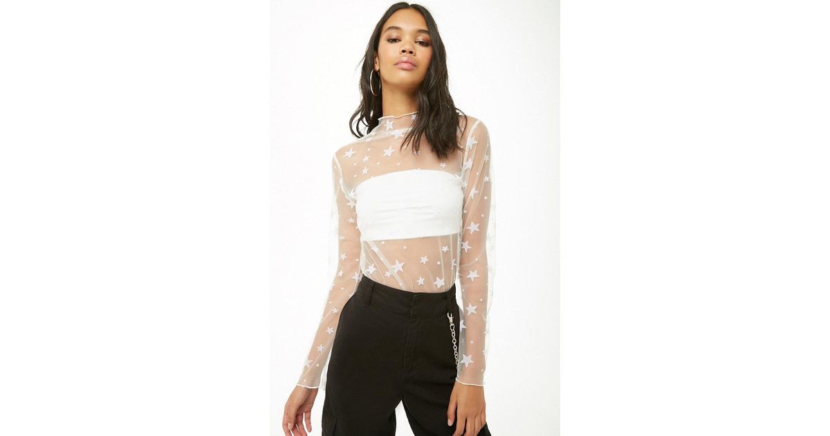 velvet sheer top