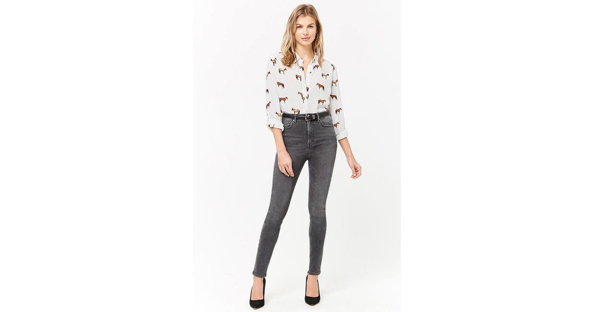 forever 21 horse blouse