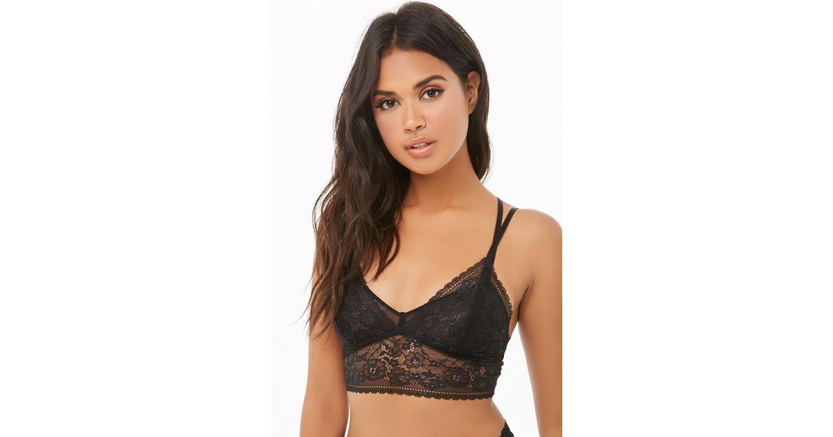 forever 21 black bralette