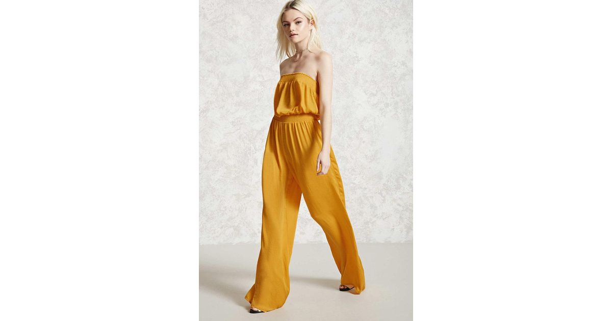 yellow jumpsuit forever 21