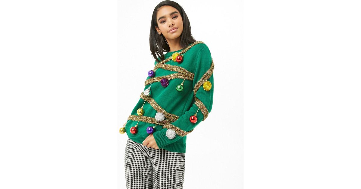 christmas tree cardigan
