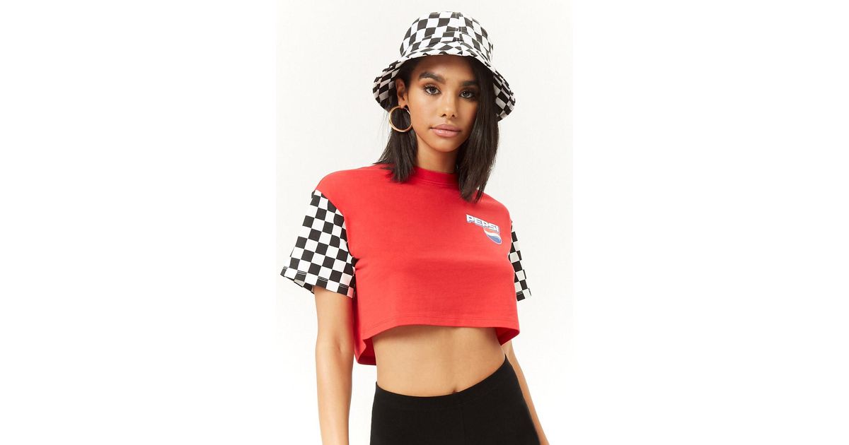 forever 21 pepsi crop top