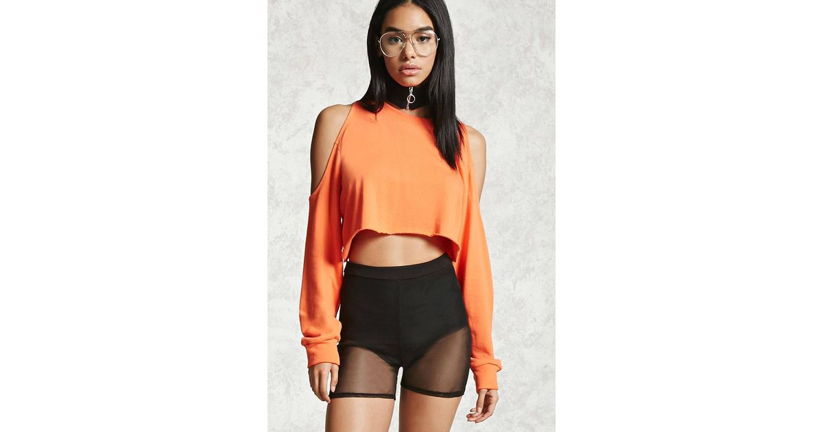 black sheer biker shorts