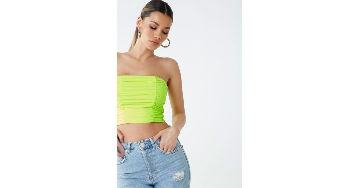 forever 21 neon top