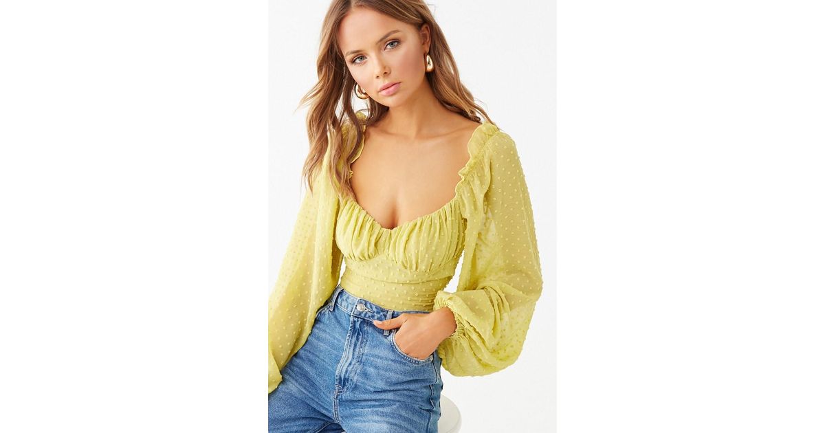 peasant crop top