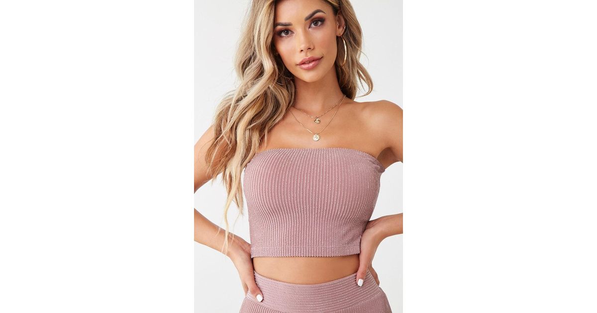 ribbed tube top forever 21