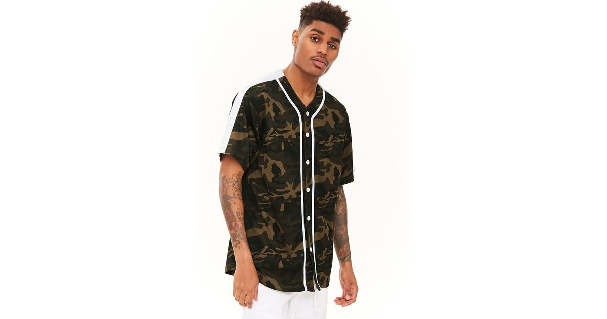camo baseball jersey