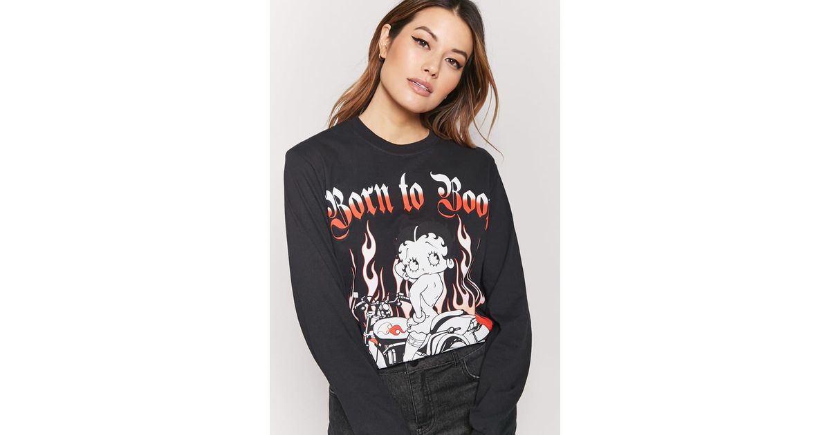 betty boop sweatshirt forever 21