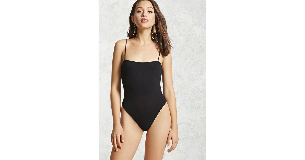forever 21 black bodysuit