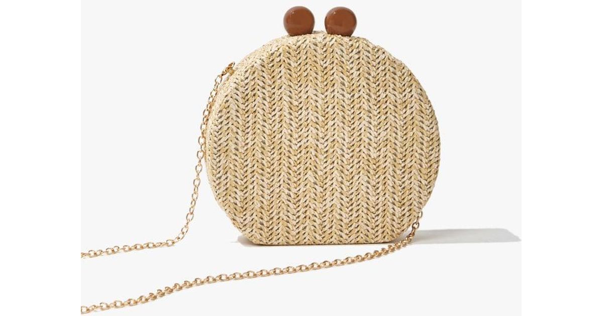 forever 21 straw crossbody bag