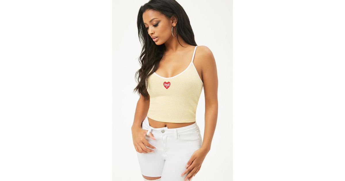 forever 21 striped tank top