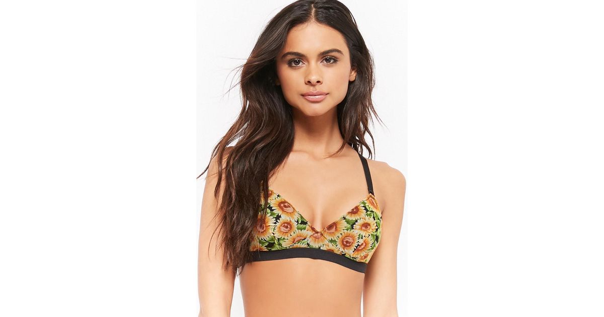sunflower bralette