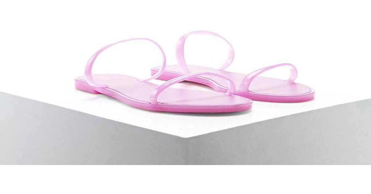 two strap jelly sandals